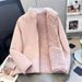 Women's Clothing Stand Collar Fleece Sweatshirt Women's Fleece Stand Collar Pullover - 450g Thickened Warm Fleece Jacket For Work & Casual Wear_ecoleips.com