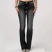 Women's Clothing Casual Pocket Embroidery Flared Jeans_ecoleips.com