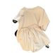 Women's Clothing Summer Short Sleeved Shorts Suit Two Piece Casual Sports Suit For Women Summer Loose Can Be Worn Outside Shopping_ecoleips.com
