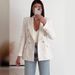 ng2510292 2024 New Urban Casual Women's Textured Double-Breasted Blazer_ecoleips.com