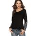 Aria Basics Aria Basics Autumn Winter European And American Women's Clothing Tops Cross-Border Foreign Trade Hot-Selling Sequin_ecoleips.com