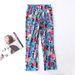 Spring Summer 100% Cotton Pants Women Sleep Bottoms Female Plus Size Night Trousers Sleepwear Pyjama Print Home Pajama Pants_ecoleips.com