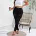 Women's Clothing Large Size Fashion Ripped Stretch Denim Skinny Pants Fat MM Pants_ecoleips.com