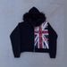 Oversized Hooded Sweatshirt With Plush-Lined Hood - Unisex Black Zip-Up Streetwear Pullover | 3D Graphic Detail_ecoleips.com