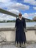 New Fashion Turkey Kaftan Black Color Arabic Robe Muslim Kimono Party Dresses Islamic Clothing For Women Gulf Abayas Ramadan 2XL_ecoleips.com