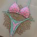 Women's Clothing Sexy Bikini Swimsuit Beachwear With Special Fabric Print Summer Vacation Polyester_ecoleips.com