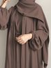 Verve 2025 Turkey Dubai Solid Color Two-Piece Women's Robe LN837_ecoleips.com
