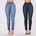 Women’s Clothing Autumn And Winter Denim Supply High Waist Elastic Slim Fit Skinny Pants_ecoleips.com