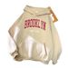 New Export Casual Sports Sweatshirt Fleece-Lined Hooded Plus Size Loose Top For Women Autumn Winter_ecoleips.com