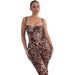 Women's Clothing Spring New Fashion Sexy Leopard Print Suspenders Backless High Waist Hip Tight Jumpsuit_ecoleips.com