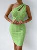 Women’s Clothing New Sexy Oblique Shoulder Slim Hip Skirt Exclusive New Products_ecoleips.com