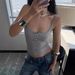 European American Women's Summer 2026 Trendy Suspender Skirt Set Pure Sexy Tight Fit Casual Comfortable Polyester Camisole Tank Top_ecoleips.com