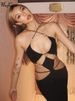 Hugcitar Halter Black Backless Hollow Out Slit Loop Sexy Slim Maxi Dress 2023 Summer Women Fashion Clothes Evening Party Club_ecoleips.com