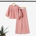 2025 Fashion Printed Wide Leg Pants Two Piece Set European And American Autumn Style Cross Border Foreign Trade Polyester_ecoleips.com
