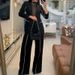 "Modern Women's Casual Suit Set - Stylish Jacket & Straight Leg Trousers For Office & Everyday Wear"_ecoleips.com