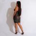 Women's Clothing sexy tube top dress, fashionable butt-covering A-line skirt, party hot diamond style_ecoleips.com