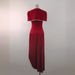 Vietnam Design High-End Feel Beaded Cape Two-Piece Dress Set 40054_ecoleips.com