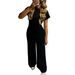 Vacation Ready T-Shirt & Pants Set – Women's Casual Polyester Lounge Outfit (Black/Brown/Heather Gray/Burgundy, S-Xl)_ecoleips.com