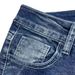 Women's Heavy Duty Embroidered Flared Jeans Vintage Washed And Distressed Sexy Style Blue plus Size Clothes_ecoleips.com