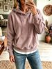 Women's New Autumn And Winter Casual Corduroy Hooded Sweatshirt_ecoleips.com