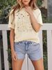 GEMLON Graphic T-Shirts For Women Loose Print Short Sleeve Tops Summer Casual Tees Shirt_ecoleips.com