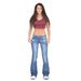Women's Clothing New Women's Jeans Tight Elastic Bell Bottom Pants Women's Trousers Trousers Solid Color Jeans Wide Leg Pants_ecoleips.com