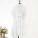 Women's Clothing Light Luxury Lace Hollow Lace Shirt Elastic Waist A Line Skirt Suit_ecoleips.com
