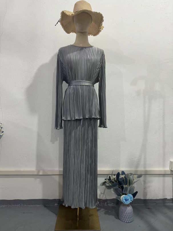 Women's Clothing Wrinkled Drape Mercerized Comfortable Commuting Small Fresh Suit Skirt_ecoleips.com