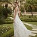 Summer Elegant Printed High Neck Dress Women's Waist Cinching Slim Long Resort Style European American Cross Border Fashion_ecoleips.com
