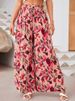 K New Printed Comfortable And Casual Wide Leg Pants For Women_ecoleips.com