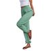 Suitable For All Seasons Women's Solid Color Casual Pocket Slim New Drawstring Pencil Pants For Women_ecoleips.com