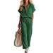 Women's Clothing Women's Fashion Casual Two Piece Set Short Sleeve Top And Pants Autumn/Summer For Formal & Casual_ecoleips.com