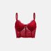 Cross-Border Hot Girl Street Hollow Out Simple Ins Style Lace Eyelash Multi-Color Sexy Bra Camisole Top_ecoleips.com