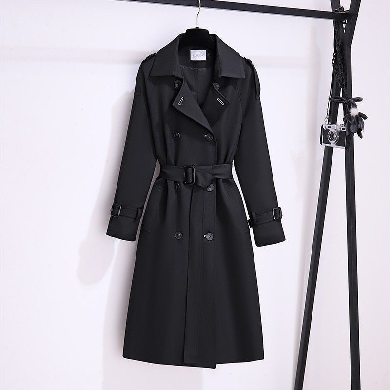 Classic Medium And Long Fashion Trench Coat, New Waist Coat_ecoleips.com