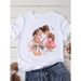 Wholesale Cross-border Women's Clothing New Spring-summer Short-sleeve Mother's Day Tops For Women_ecoleips.com