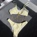 Women's Clothing New Pleated Cloth Split Swimsuit Sexy Chain Swimsuit Bikini_ecoleips.com