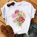 Cross-border Plus-size Women's Clothing, Floral Pattern Base Shirt For Women_ecoleips.com