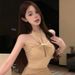 Summer Ew Chic Off-shoulder Multi-wear Halter Eck Oe-shoulder Top, Frech Style, Stuig Strapless Tak Top For_ecoleips.com