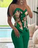 Fashionable Double-breasted Suspender Suit For Women, Commuter Casual Suit_ecoleips.com