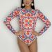 Women's Clothing Women's Quick Drying Backless Sun Protective Swimsuit Sports Swimwear Modest Coverage, Beach & Pool Ready_ecoleips.com