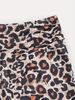 Women Vintage Leopard Print Stretch Lounge Shorts Elastic High Waist Soft Skinny Sleep Shorts Casual Home Nightwear Bottoms_ecoleips.com