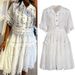 Women's Clothing Retro Romantic Style Autumn New Style Lapel Embroidered Lace Short Shirt With Elegant Skirt Suit_ecoleips.com