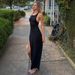Women's Sexy Halter Neck Summer Dress Bodycon Fitted Large Open Back Floor Length Long Dress For Casual Outing_ecoleips.com