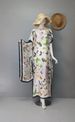 Elegant Fashion Muslim Robe Printed Loose Women's Straight Set Wholesale_ecoleips.com