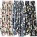 2026 Summer Women Wide Leg Pants Thin Printed Cropped Pants Casual Loose Beach Pant Japan Style Home Wear Lady_ecoleips.com