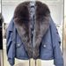 Detachable Fox Fur Collar Thick Down Parka Coat For Women - Stylish Winter Jacket With Removable Lining, Sweet & Cool Aesthetic_ecoleips.com