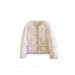 Cream Feng Shui Mink Fur Jacket Women's Short Design Thickened Coat_ecoleips.com