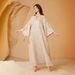 Muslim Mesh Embroidered Sequin Evening Dress, Arabic Dubai Abayas, Women's Long Robe, Elegant Party Wear, Traditional Fashion_ecoleips.com