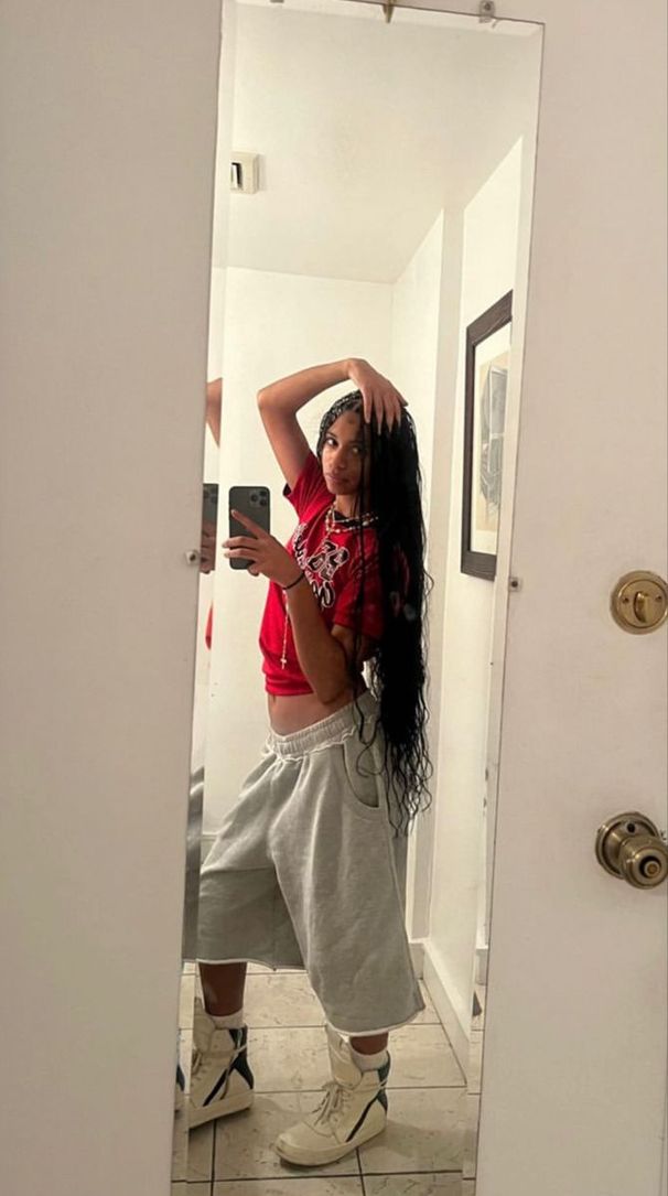 Women's Clothing Personality Street Gray Casual Pants Couple Baggy Sweatpants Pants_ecoleips.com