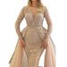 Women's Clothing Women's Wedding Dress For Spring And Summer Temperamental Bride Simple Long Sleeve Dress_ecoleips.com